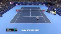 Anvers - Gasquet déjà dehors