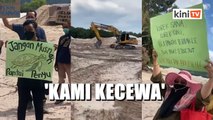 'Nelayan, penyu terjejas' - NGO bantah aktiviti korek pasir di Pantai Pasir Panjang