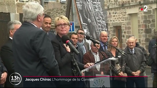 Claude Chirac craque et fond en larmes lors de l'hommage de la Corrèze à son père Jacques Chirac