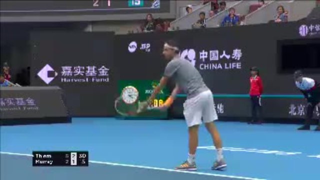 Pékin - Thiem stoppe Murray