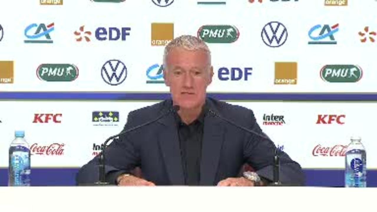 Bleus - Deschamps : "Giroud a un temps de jeu insuffisant à Chelsea"