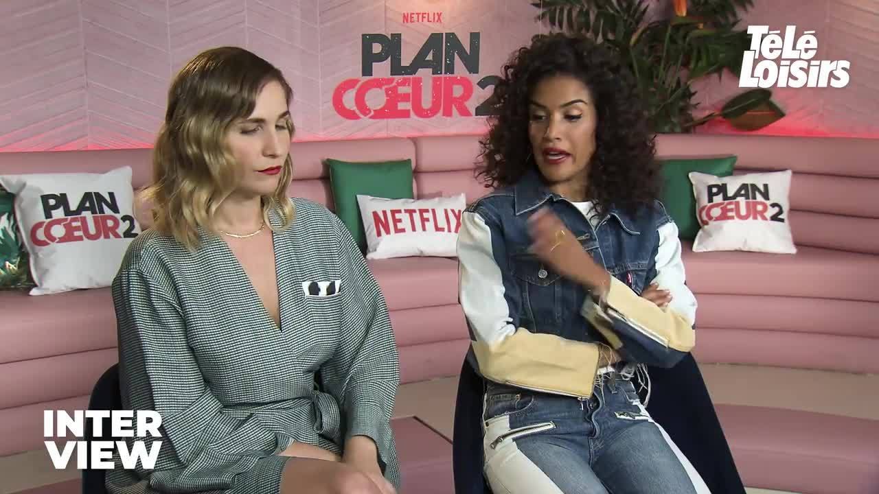 Sabrina Ouazani et Joséphine Draï : "Oui, on parle de c… sur le tournage de Plan cœur"