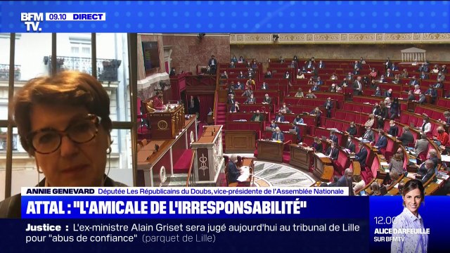 Annie Genevard (vice-présidente LR de l'Assemblée): Il n'était pas possible d'examiner 600 amendements sur le pass vaccinal en deux séances
