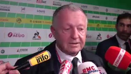 9e j. - Aulas : "Bravo à Claude Puel"