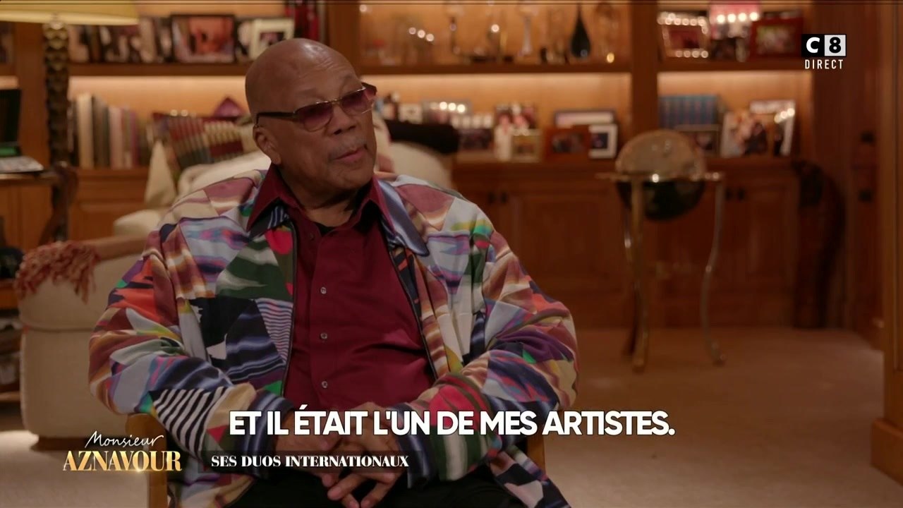 L'hommage exceptionnel de Quincy Jones à Charles Aznavour dans l'émission de Cyril Hanouna