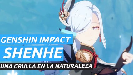 Genshin Impact - Shenhe: Una grulla en la naturaleza