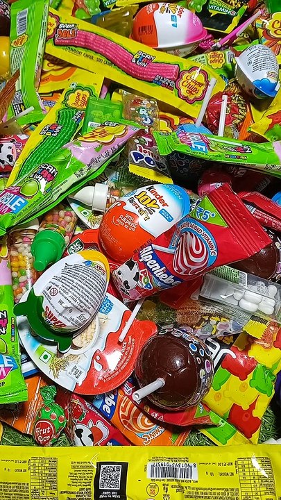 Lot's of candies opening ASMR