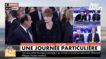 Un journaliste en dit plus sur l'étonnement de Carla Bruni après son échange avec François Hollande aux obsèques de Jacques Chirac