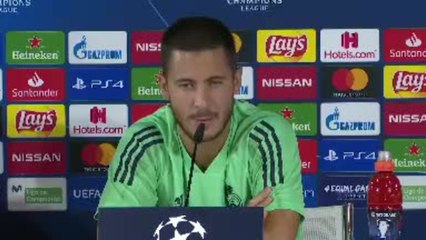 Groupe A - Hazard : "On apprend tous en étant entraîné par Zidane"