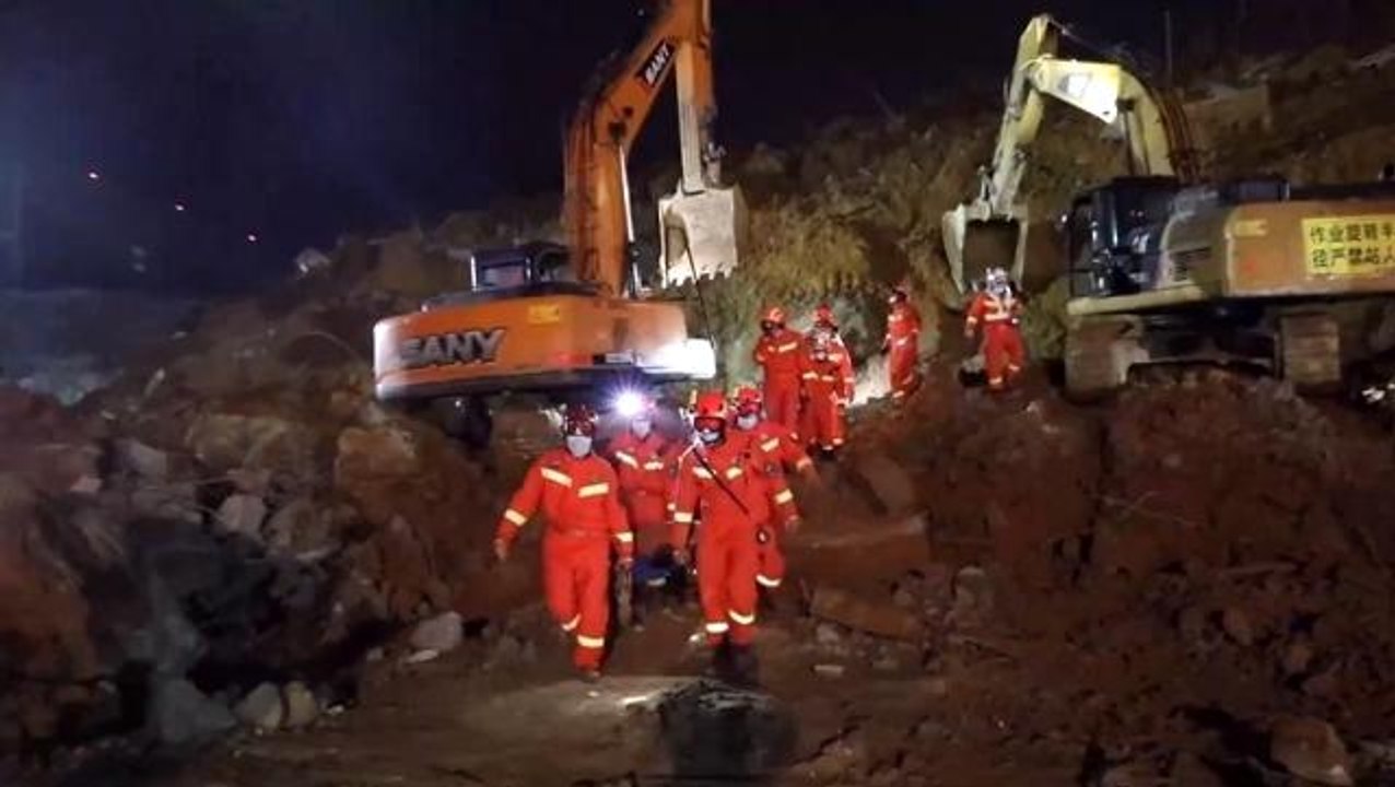 Son dakika haber! Çin'de şantiyede toprak kayması: 10 ölü 4 kayıp