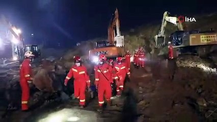 Çin'de şantiyede toprak kayması: 10 ölü, 4 kayıp