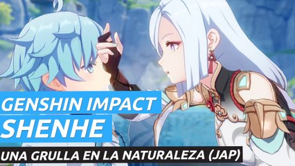 Genshin Impact - Shenhe: Una grulla en la naturaleza (JAP)
