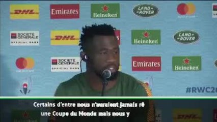 Afrique du Sud - Kolisi : "Personne n'a besoin de nous motiver"