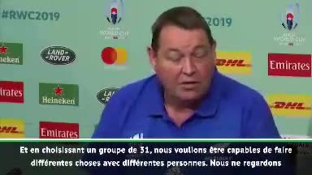 Nouvelle-Zélande - Hansen : Être capable de faire différentes choses avec différentes personnes