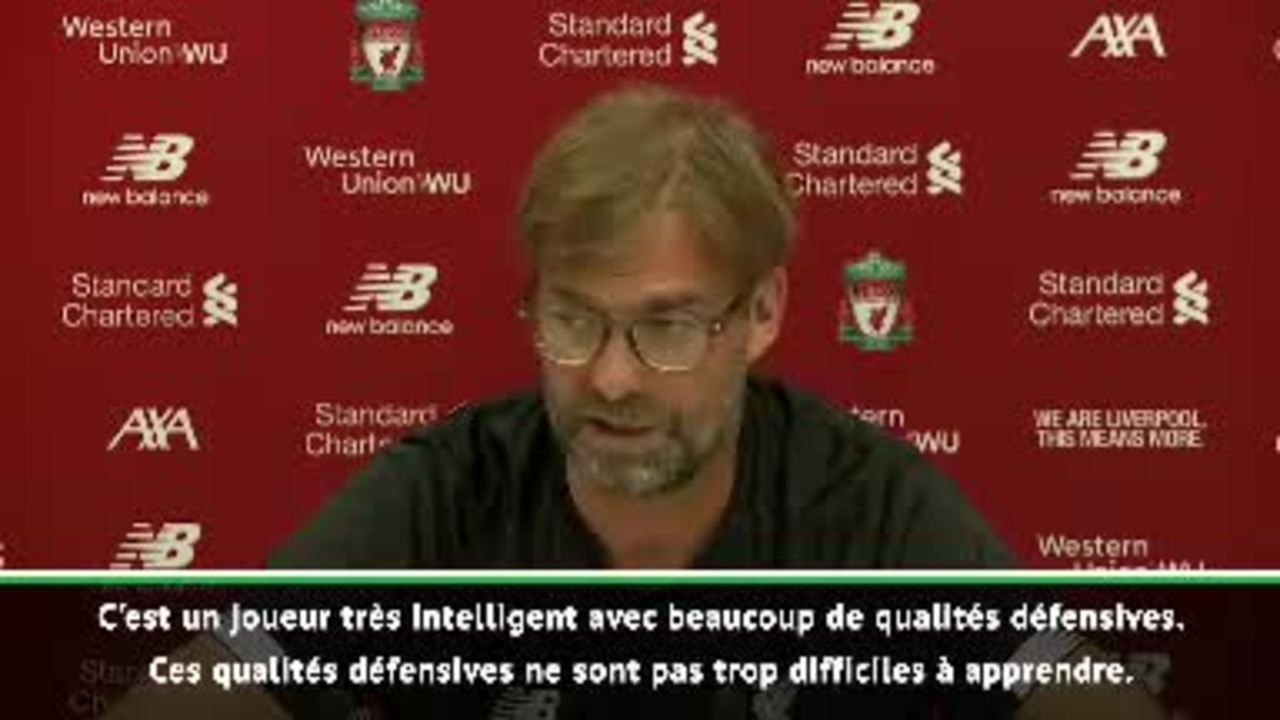 Liverpool - Klopp salue les progrès de Fabinho
