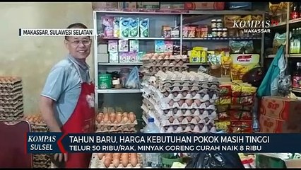 Awal Tahun, Harga Kebutuhan Pokok Masih Tinggi