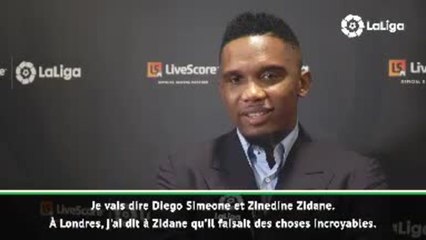 Real Madrid - Eto'o : "Zidane est la meilleure recrue depuis plusieurs saisons"