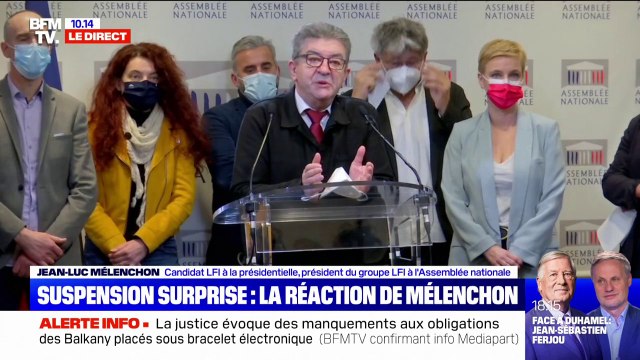 Suspension de l'examen du pass vaccinal: Jean-Luc Mélenchon fustige une incapacité à maîtriser de la part du gouvernement