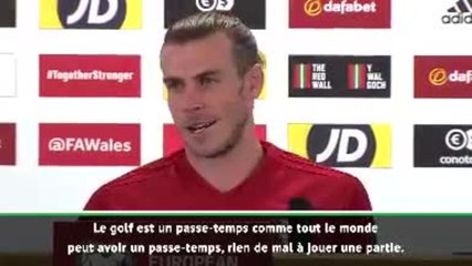 Real - Bale : "Je suis un golfeur !"