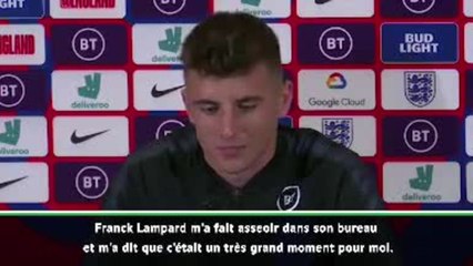 Angleterre - Mount : "Je prends toujours en compte les conseils de Lampard"