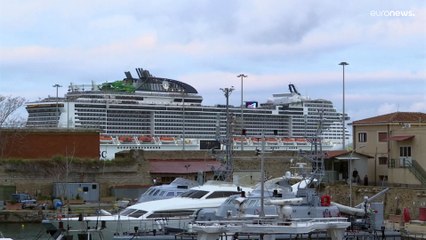 A Civitavecchia la nave dei crocieristi col Covid