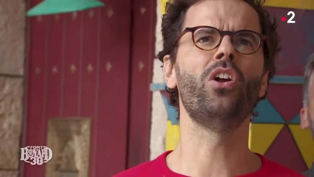 Laurent Kérusoré se retrouve complètement englué dans une épreuve de Fort Boyard