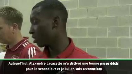 Arsenal - Nketiah : "Apprendre de Lacazette et Aubameyang"