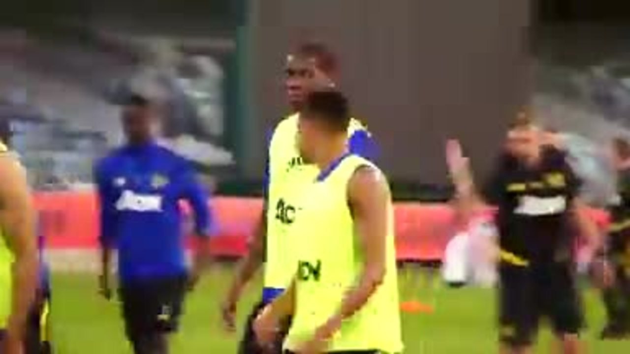 Premier League: Manchester United - Paul Pogba à l'entraînement avec MU