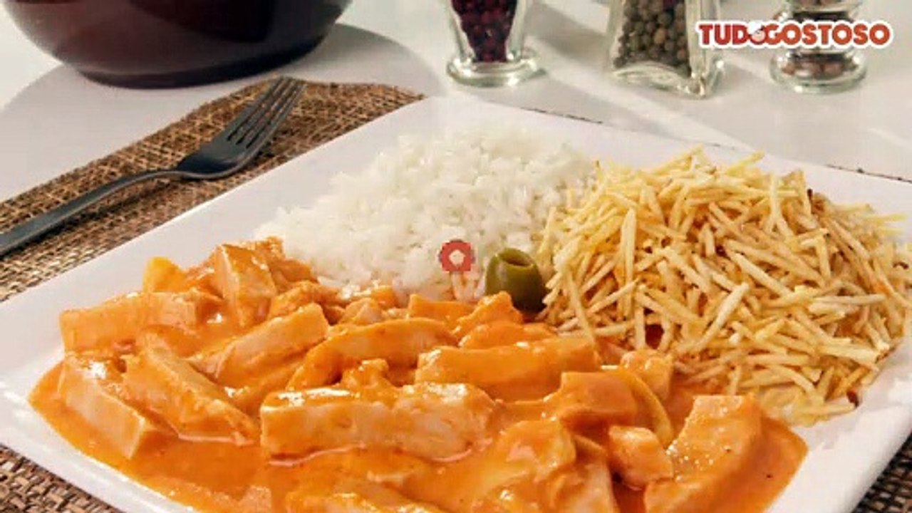 Strogonoff de frango fácil