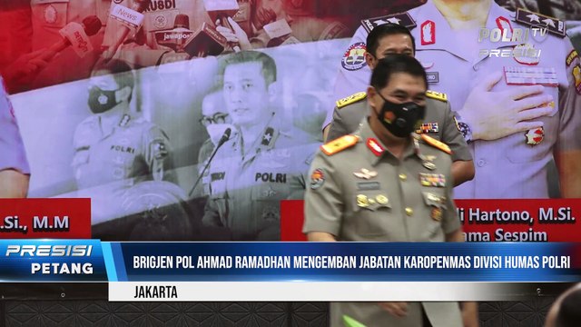Kadiv Humas Polri Hadiri Serah Terima Jabatan Karo Penmas Divhumas Polri