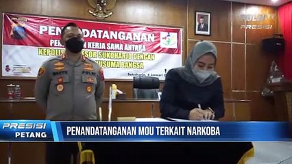Polres Sukoharjo Tandatangani MoU dengan Yayasan Cahaya Kusuma Bangsa, Terkait Penanganan Narkoba