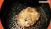 Hambúrguer na air fryer