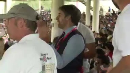 Angleterre - Le sosie de Gareth Southgate assiste à la finale du Mondial