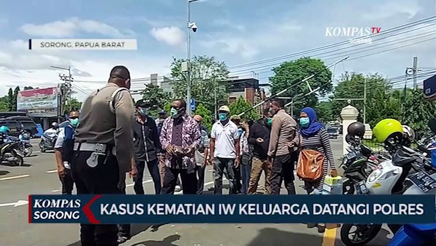 Keluarga Alm IW Kembali Datangi Mapolres Sorong Kota