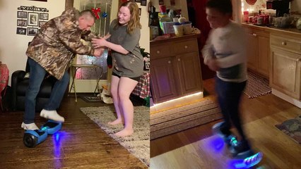 'When you SHOW you're a pro at hoverboarding vs. when you SAY it *TRY NOT TO LAUGH*'