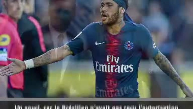 PSG - Neymar absent et sanctionné