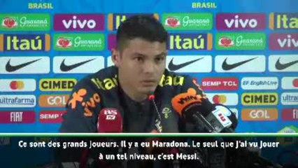 Copa America - Thiago Silva : "Messi ? Le plus grand joueur de toute l'histoire"