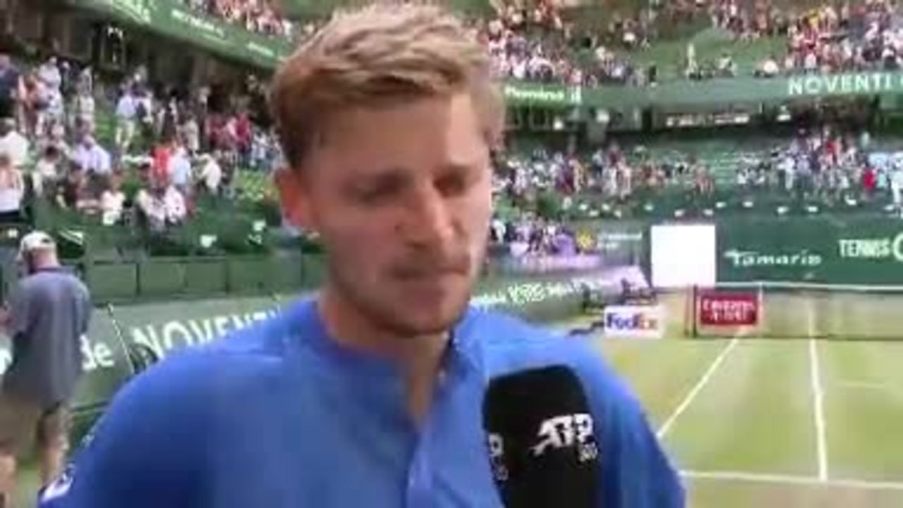 Halle - Goffin : "Super content!"