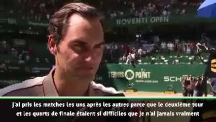 TENNIS : ATP : Halle - Federer : "Un moment très spécial dans ma carrière"