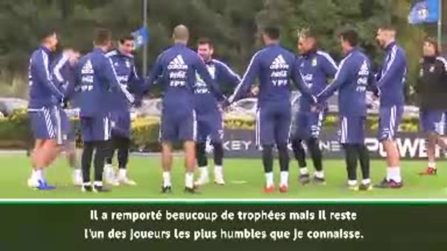 Argentine - Demichelis : Messi est l'un des joueurs les plus humbles