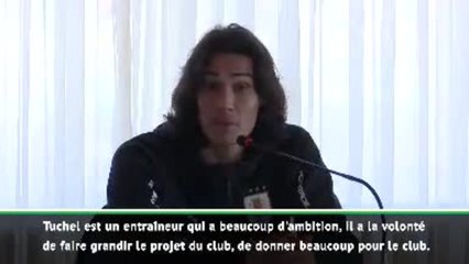 PSG - Cavani sur Tuchel : "C'est un entraîneur avec beaucoup d'ambition"