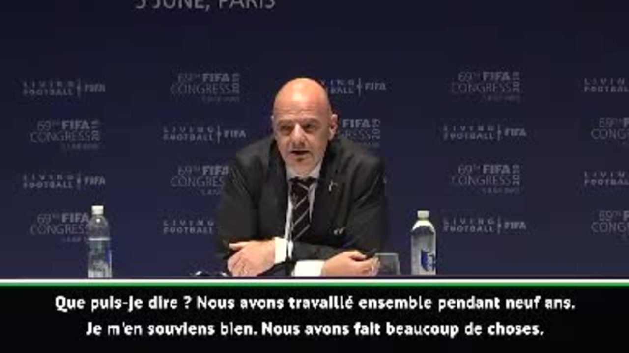 FIFA - Infantino répond à Platini : ''Chacun peut dire ce qu'il a envie''