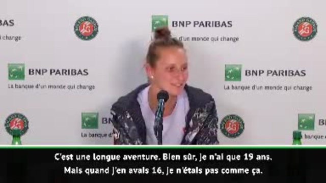Roland-Garros - Vondrousova : La plus belle semaine de ma vie