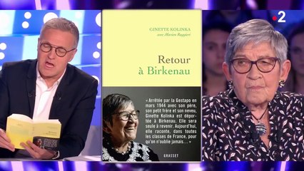 Laurent Ruquier ému aux larmes en lisant un passage "très difficile" du livre de Ginette Kolinka, rescapée de la Shoah