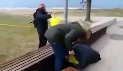 _Nos graban e insultan por quitar lazos amarillos_