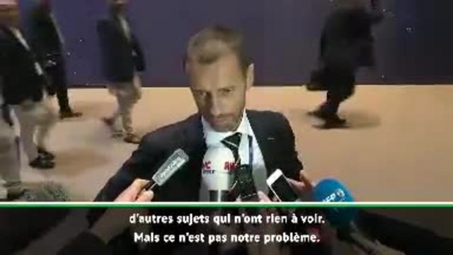 UEFA - Ceferin sur les propos de Macron :''C'est de l'ingérence politique, c'est impoli et inapproprié''
