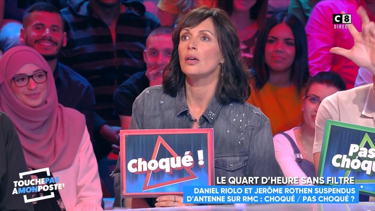 Polémique Daniel Riolo : Géraldine Maillet défend son compagnon dans Touche pas à mon poste