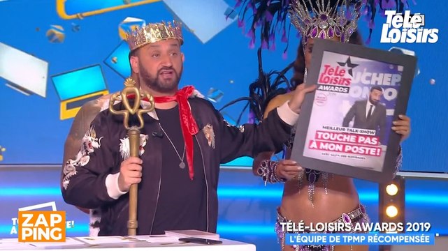 Cyril Hanouna et toute l'équipe de TPMP fête sa victoire aux Télé-Loisirs Awards 2019