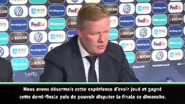 Pays-Bas - Koeman : Nous sommes sur le bon chemin