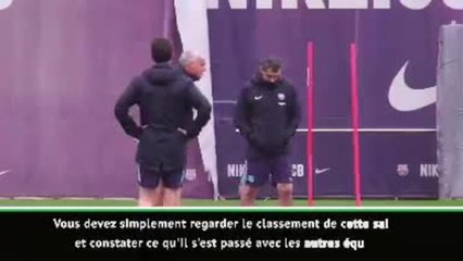 Barcelone - Valverde : "Je ne pense pas vraiment à mon futur"